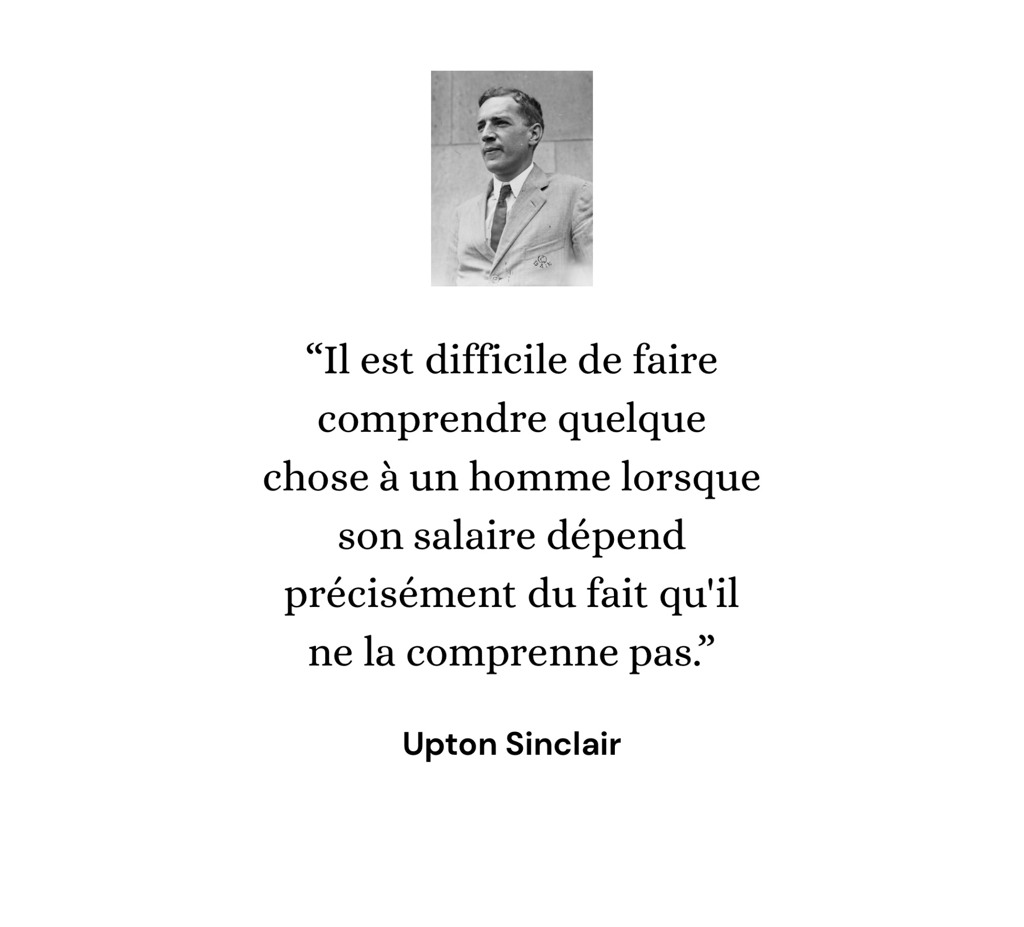 Upton Sinclair
