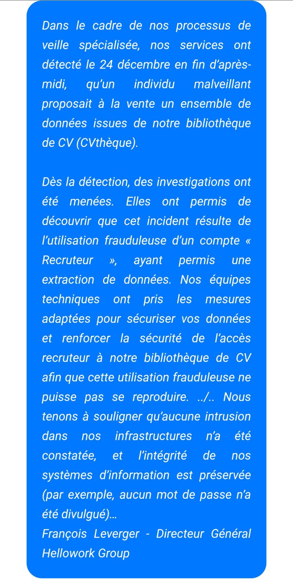Liste de contenus relayant l'Actualité