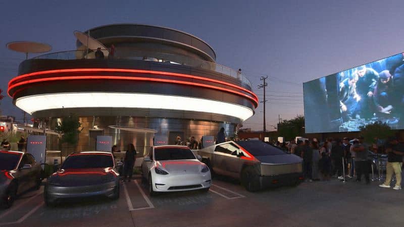 Tesla Supercharging Station