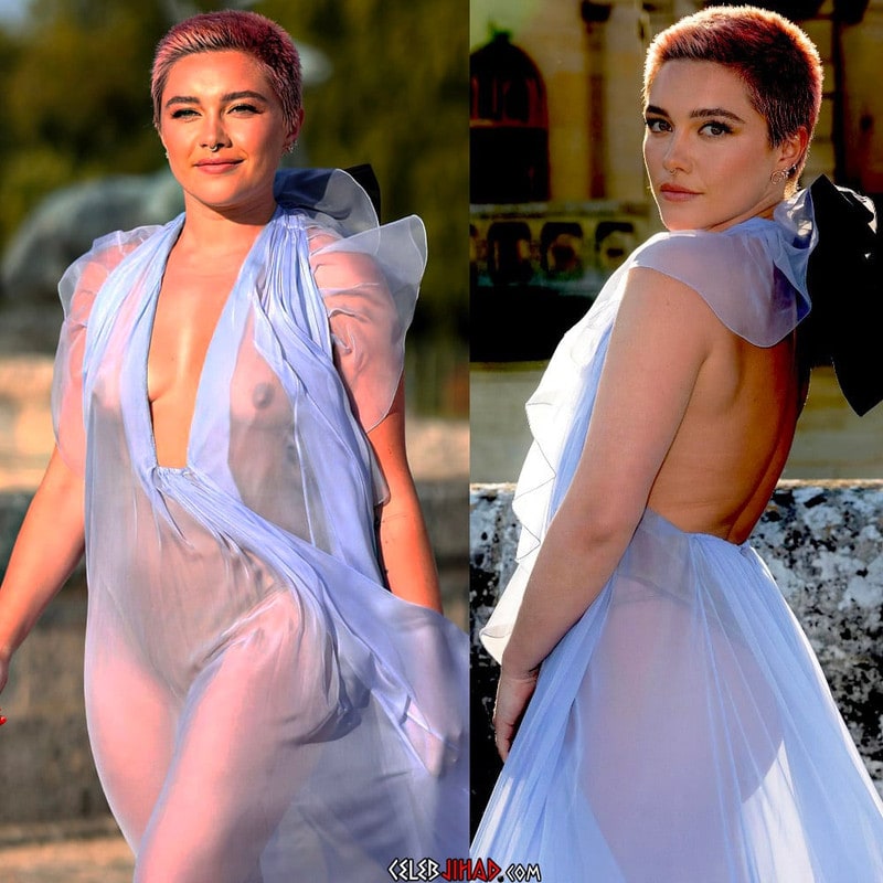 Florence Pugh See Thru Tits Ass