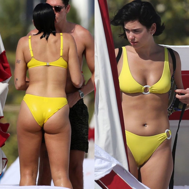 Dua Lipa S Yellow Bikini Is My Favourite Of Her Eyn8dzi49u