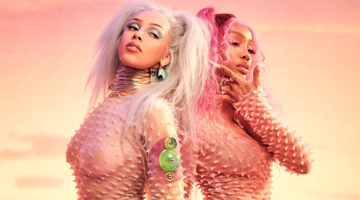 Doja Cat Sza Kiss Me More Thatgrapejuice