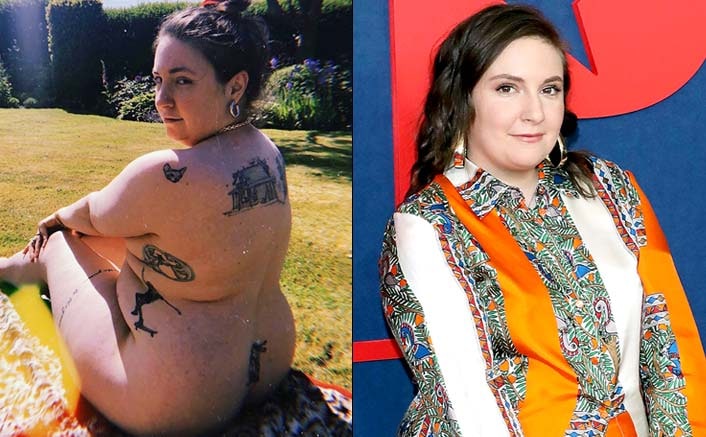 Lena Dunham Strips For A Cause 001